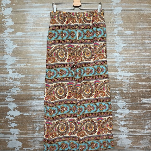 Zimmerman Relaxed Fit High Rise Straight Leg Pants Boho Preppy Western Womens S - Picture 1 of 7